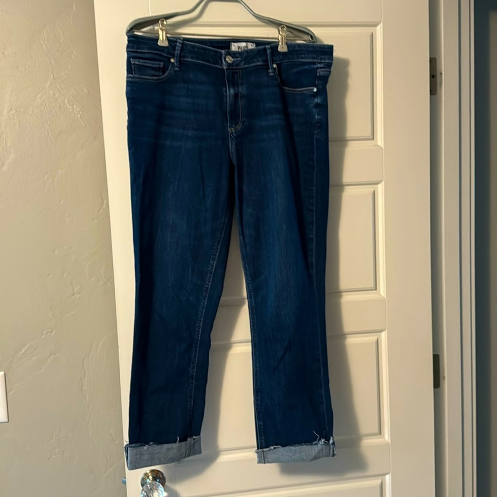 Paige denim crop jeans, sz 31